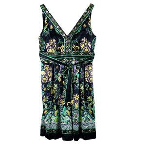 eci New York Silk Blend Floral Mini Dress 8